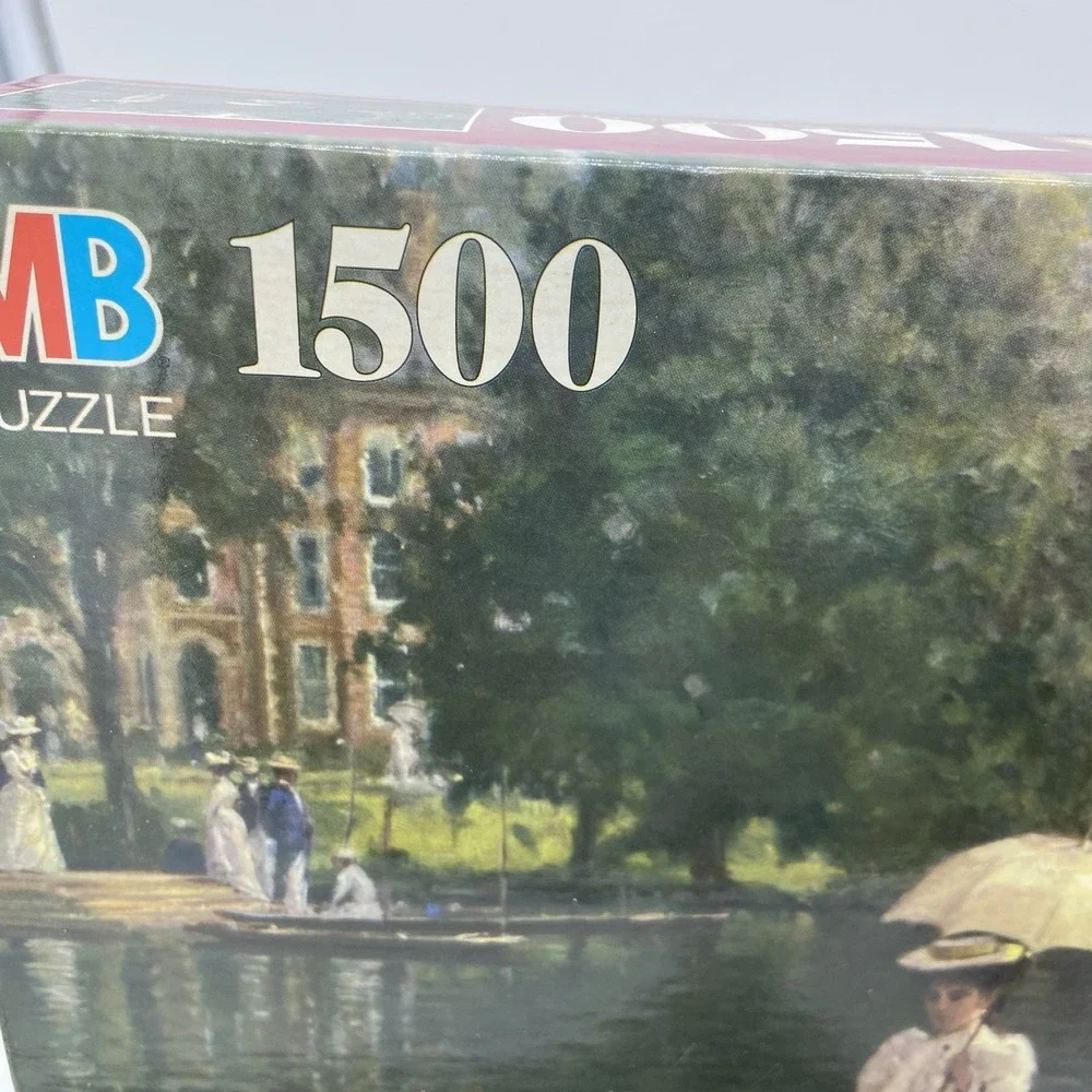Vintage Milton‎ Bradley 1500 Jigsaw Puzzle Alan Maley's Past Impressions  SEALED